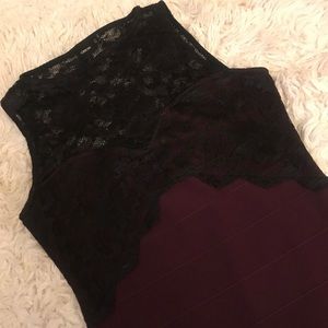 ASOS Bodycon lace dress